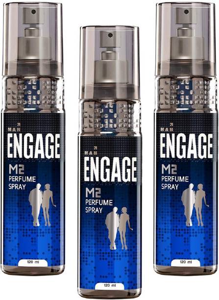 Engage Men M2 Body Spray 120ml*Pack of 3 Body Spray  -  For Men
