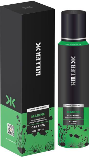 KILLER Marine No Gas Deodorant Spray  -  For Men