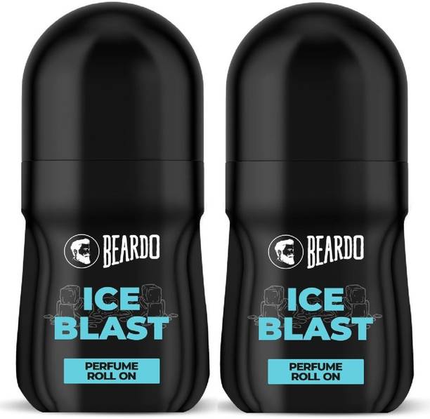 BEARDO Ice Blast Perfume Roll On | Long Lasting Fresh | Menthol, Musk & Woody Deodorant Roll-on - For Men