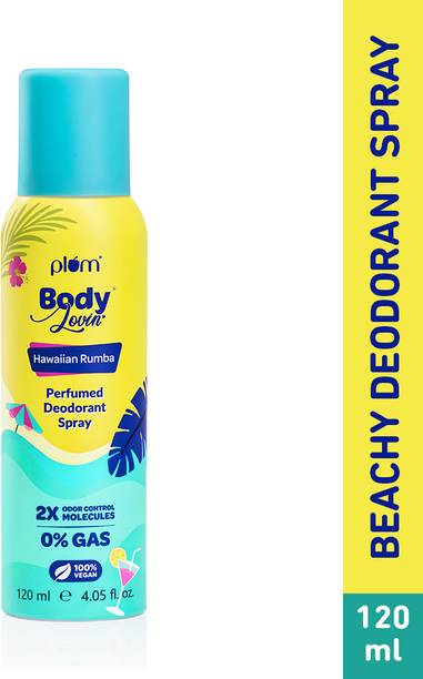 Plum BodyLovin' Hawaiian Rumba Perfumed Deodorant Spray | Fresh Beachy Fragrance Deodorant Stick  -  For Men & Women