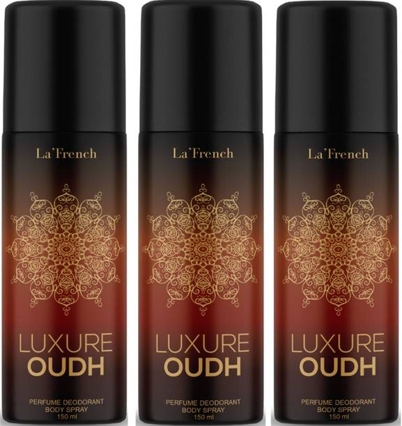 La French Luxure Oud Deodorant Spray Long Lasting Body Spray Deodorant Spray  -  For Men & Women