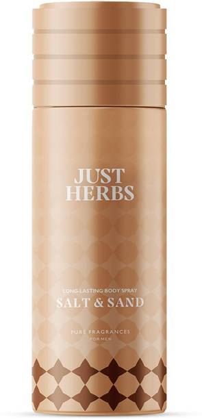 Just Herbs Long Lasting Body Spray Salt & Sand Deodorant Spray  -  For Men & Women