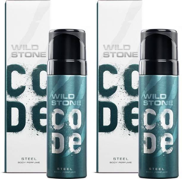 Wild Stone Code Steel Combo Body Spray  -  For Men