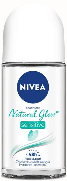 NIVEA Natural Glow Sensitive Fresh Care Roll On for Women Skin Comfort Daily Deodorant Roll-on  -  For Men & Women