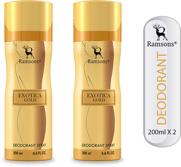 RAMSONS Exotica Gold Deodorant Spray  -  For Women