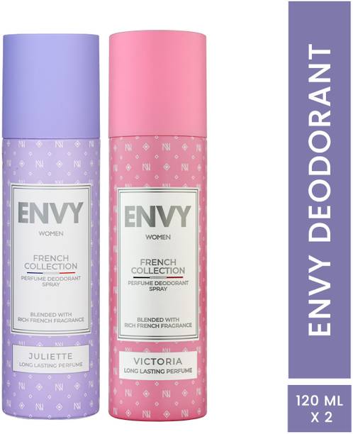 Envy Victoria and Juliette French Collection Perfume Deodorant Spray  -  For Women