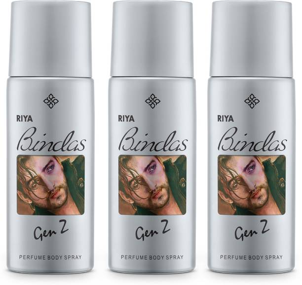 रिया Bindas Grey Deodorant Long Lasting Fragrance 150 ML Each  -  पुरुषों के लिए