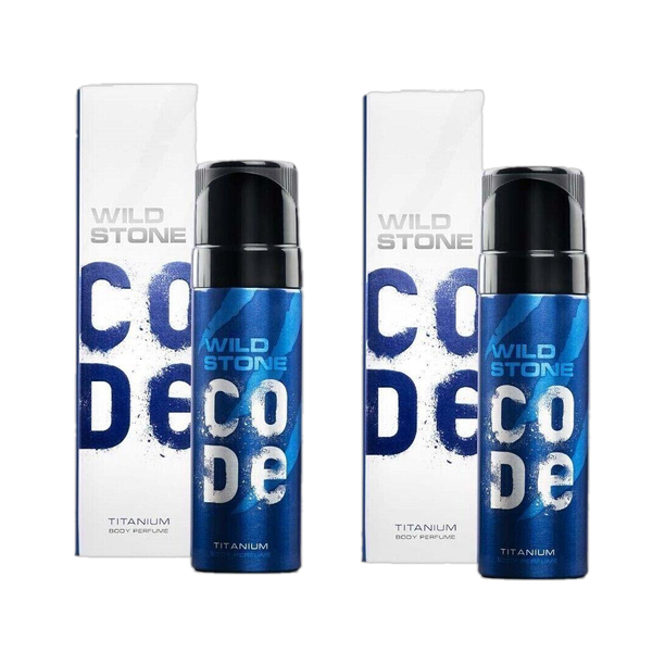 Wild Stone CODE Titanium Combo (150 ml each) Body Spray  -  For Men