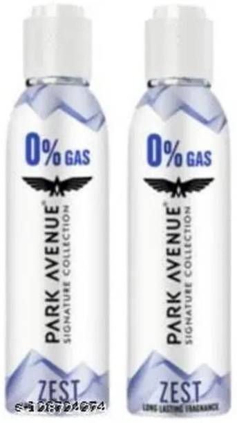 PARK AVENUE Zest No Gas Deodorant Long Lasting(120mlX2) Deodorant