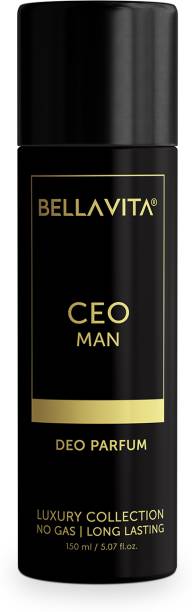 Bella vita organic CEO MAN Premium & Long Lasting Body Perfume DEO Luxury Fragrance For Men 150 ML Body Spray  -  For Men