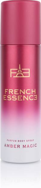 फ्रेंच एसेंस Luxury Amber Magic No Gas Deo Body Spray With Long Lasting Fragrance  -  पुरुषों और महिलाओं के लिए