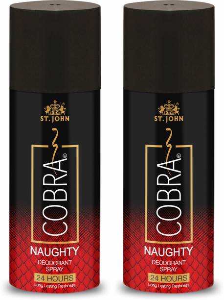 ST-JOHN Cobra Deo Naughty Long-Lasting Fragrance Deodorant Spray Deodorant Spray  -  For Men & Women