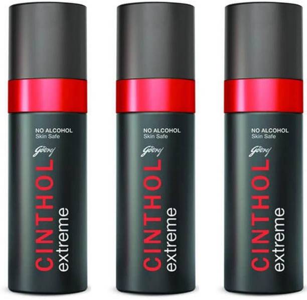 CINTHOL EXTREME Deodorant Spray - (150 ml, Pack of 3) Deodorant Spray  -  For Men & Women