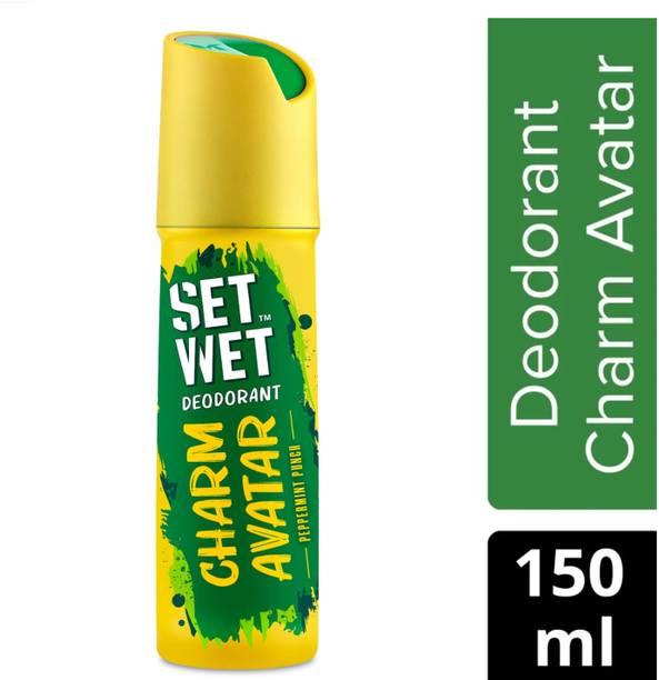 SET WET Charm Avatar Deodorant Spray Body Spray  -  For Men & Women