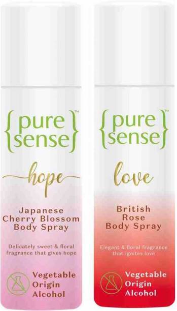 PureSense love british rose spray Deodorant Spray  -  For Men & Women