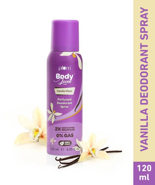 Plum BodyLovin' Vanilla Vibes Perfumed Deodorant Spray | Warm Vanilla Fragrance Deodorant Spray  -  For Men & Women