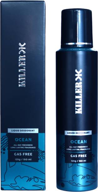 KILLER Ocean No Gas Deodorant Spray  -  For Men