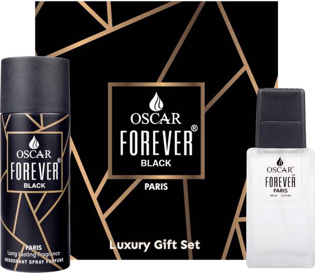 OSCAR Forever Black Gift Set 60Ml Edp + 150Ml Deodorant Combo Set (Set of 2) Deodorant Spray  -  For Men & Women
