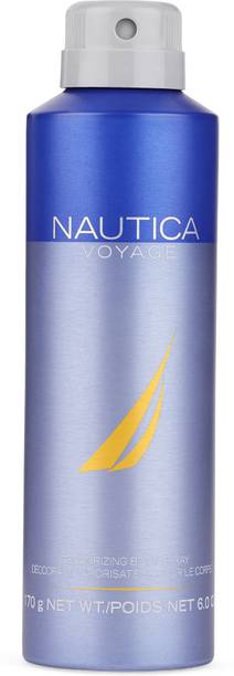 NAUTICA Voyage All over Ame Body Spray  -  For Men