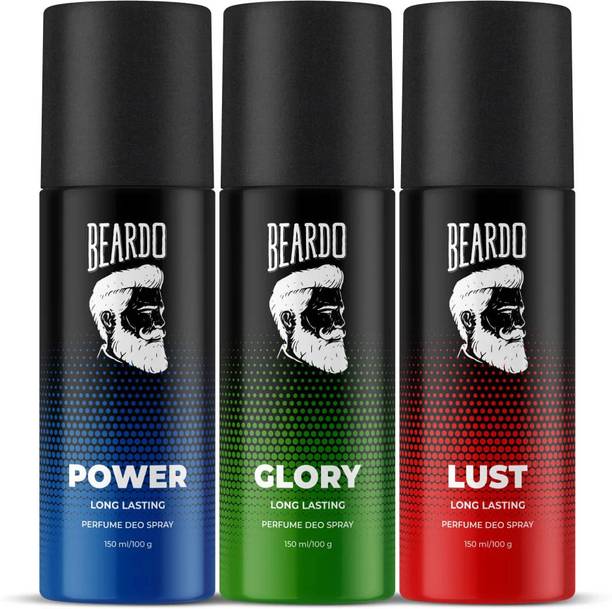 BEARDO Power, Lust & Glory Body Spray | Long Lasting Deo Deodorant Deodorant Spray  -  For Men