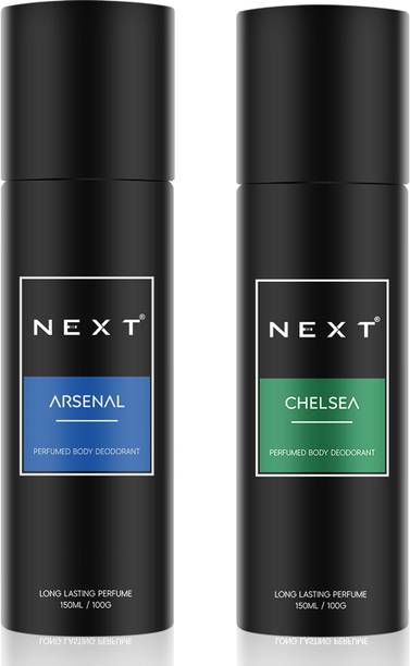 NEXT New Edition Arsenal and Chelsea Perfume Deodorant Spray  -  For Men & Women