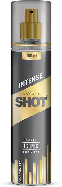 LAYER'R Shot Iconic Long Lasting Fragrance Body Spray  -  For Men