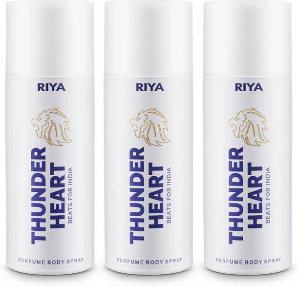 RIYA Thunderhert White Deodorant Spray  -  For Men & Women