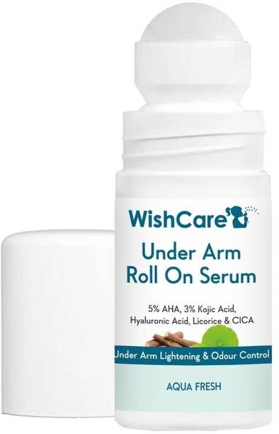 WishCare Underarm Roll On Serum-5% AHA, 3% Kojic Acid Deodorant Roll-on  -  For Men & Women