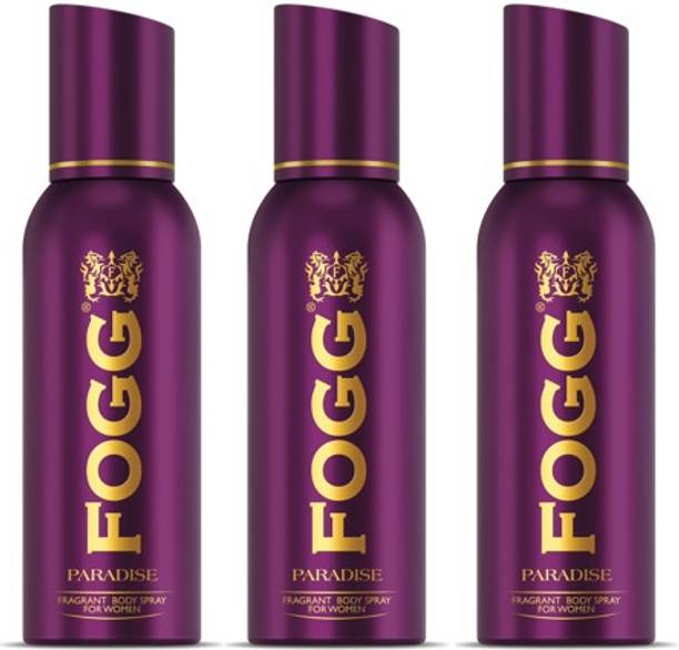 FOGG Paradise 175ml (Pack of 3) Body Spray  -  For Women