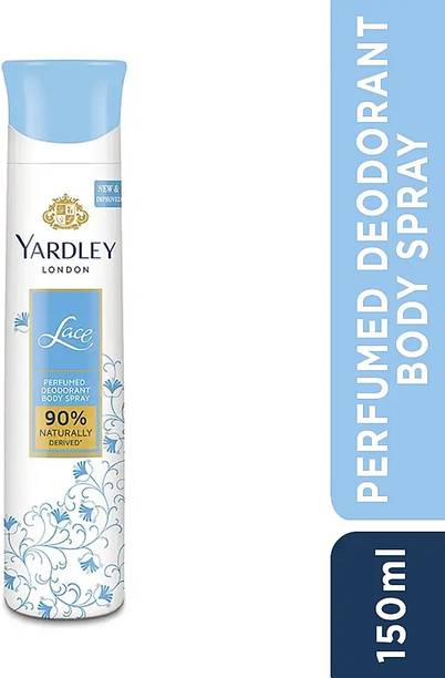 Yardley London Lace Deo Deodorant Spray  -  For Women