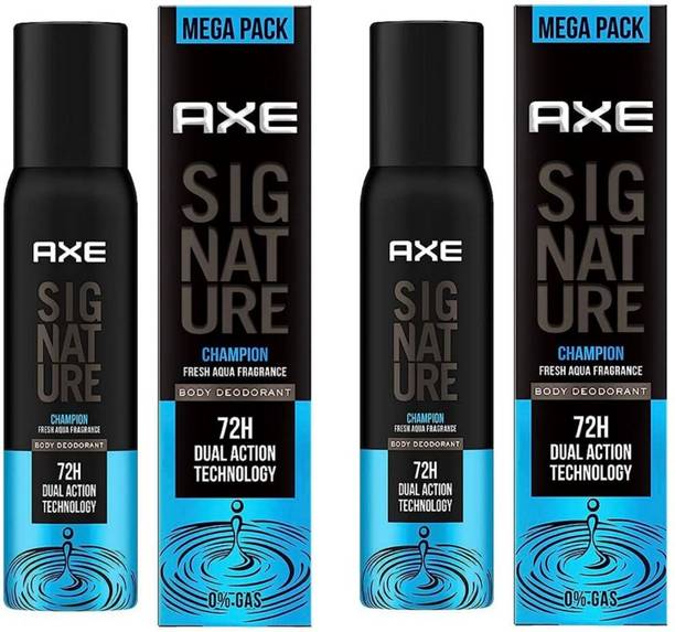 AXE Signature Champion No Gas Body Deodorant Spray - For Men
