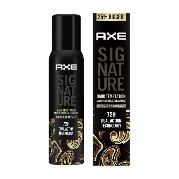 AXE Signature Dark Temptation Deodorant No Gas Body Perfume Body Spray - For Men