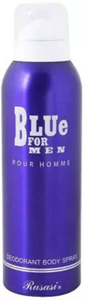 RASASI BLUE FOR MEN DEODORANT SPRAY 200ML Body Spray  -  For Men