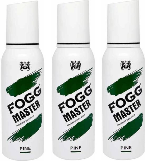 फॉग Master Pine 120ml each (Pack of 3) - पुरुषों के लिए