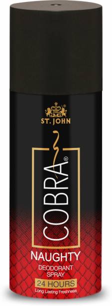 ST-JOHN cobra limited edition deo naughty for men 150 ml Deodorant Spray  -  For Men & Women