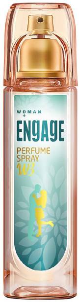 एंगेज W3 Perfume Spray For Women, Citrus and Floral, Skin Friendly, 120ml  -  महिलाओं के लिए