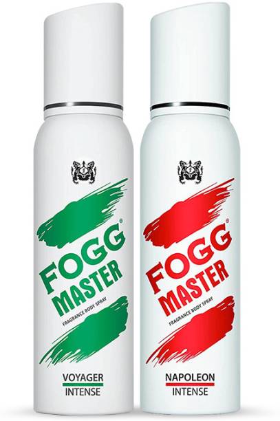FOGG Master Napoleon & Voyager Intense No Gas Body Spray  -  For Men