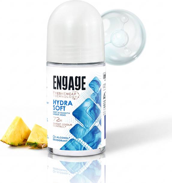 Engage Hydra Soft Underarm Roll On Deo For Women 50ml, For Soft & Smooth Underarms Deodorant Roll-on - For Women