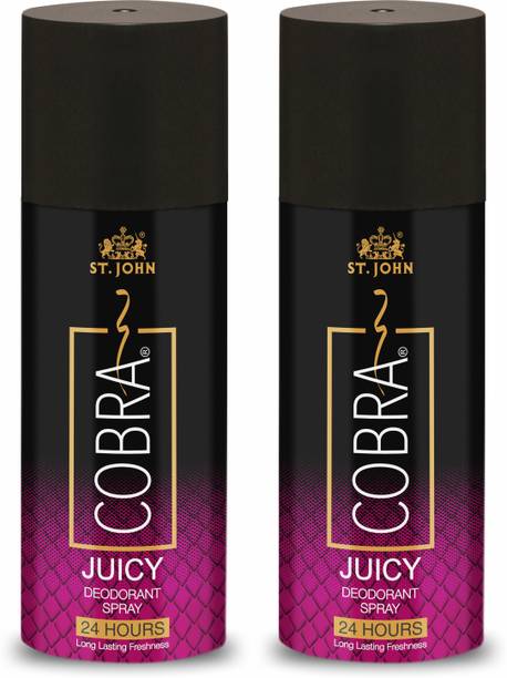 ST-JOHN Cobra Deo Juicy Long-Lasting Fragrance Deodorant Spray Deodorant Spray  -  For Men & Women