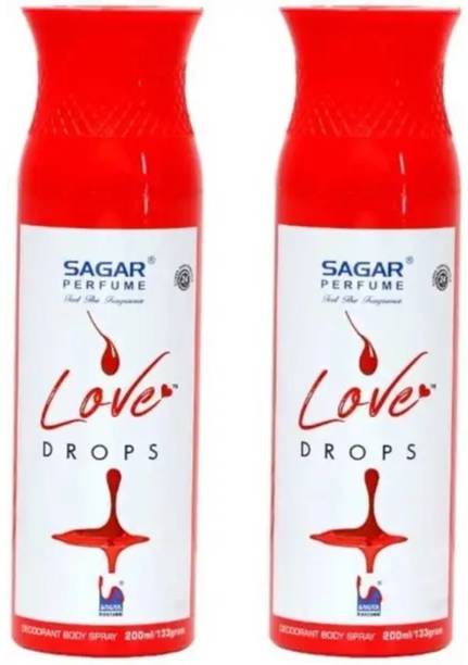 SAGAR PERFUME LOVE DROP Deodorant Spray  -  For Men & Women
