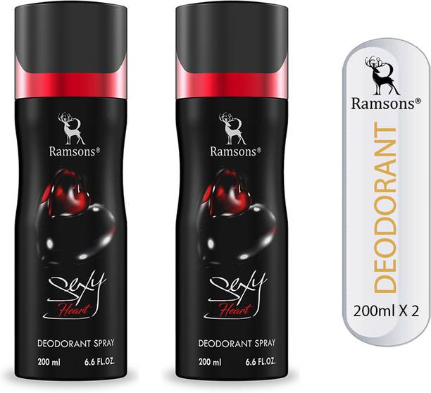 RAMSONS SexyHeart. Deodorant Spray  -  For Men & Women