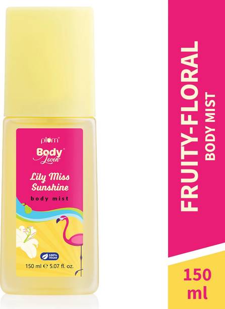 Plum BodyLovin' Lily Miss Sunshine | A Long Lasting Fresh Floral-Fruity Fragrance Body Mist  -  For Men & Women
