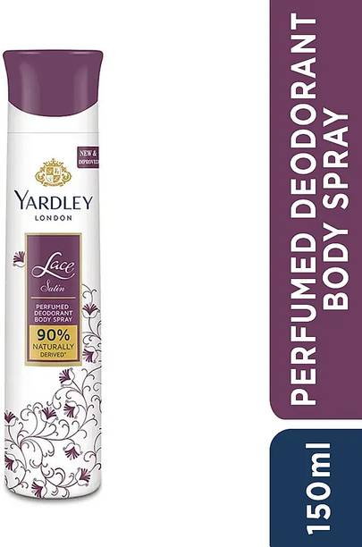 Yardley London Lace Satin Deo Deodorant Spray  -  For Women