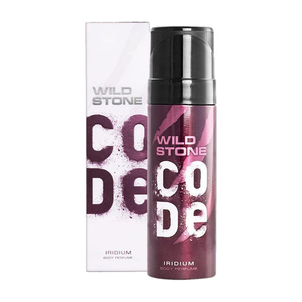 Wild Stone CODE Iridium Long Lasting No Gas Body Spray for Men | Designed in France Deodorant Spray  -  For Men