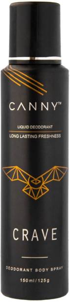 CANNY Crave Liquid Deodorant Body Spray  -  For Men & Women