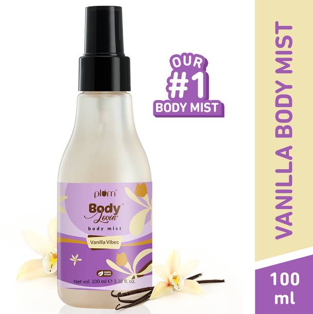 Plum BodyLovin' Vanilla Vibes | Long Lasting Vanilla Fragrance | Perfume Spray | Body Mist  -  For Men & Women