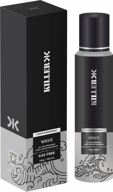 KILLER Wave No Gas Deodorant.. Body Spray  -  For Men