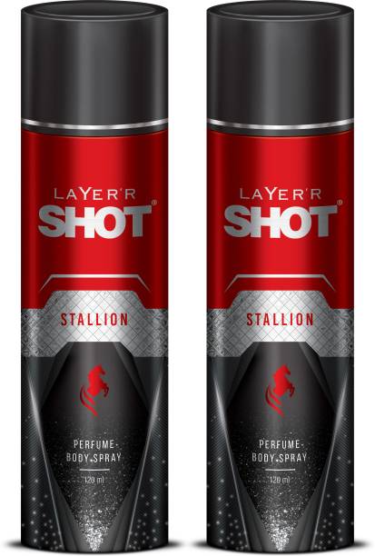 LAYER'R Shot Stallion Deodorant Spray  -  For Men