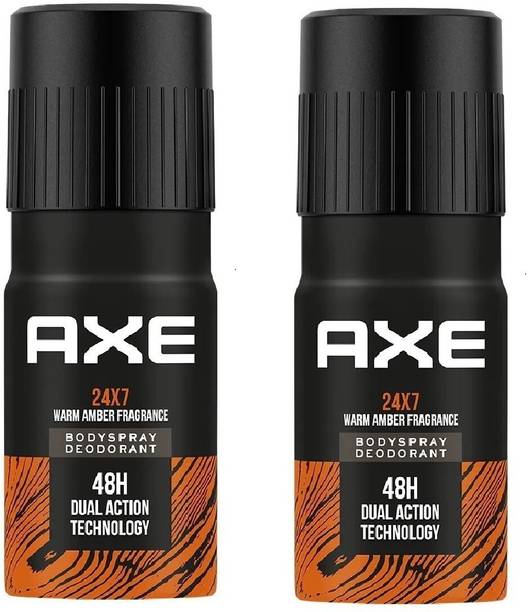 AXE 24X7 Long Lasting Deodorant Body spray 150 ml Pack of 2 Deodorant Spray  -  For Men & Women