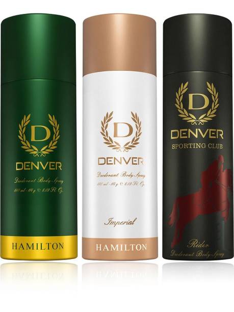 DENVER Hamilton, Imperial & Rider Body Deo Deodorant Spray - For Men